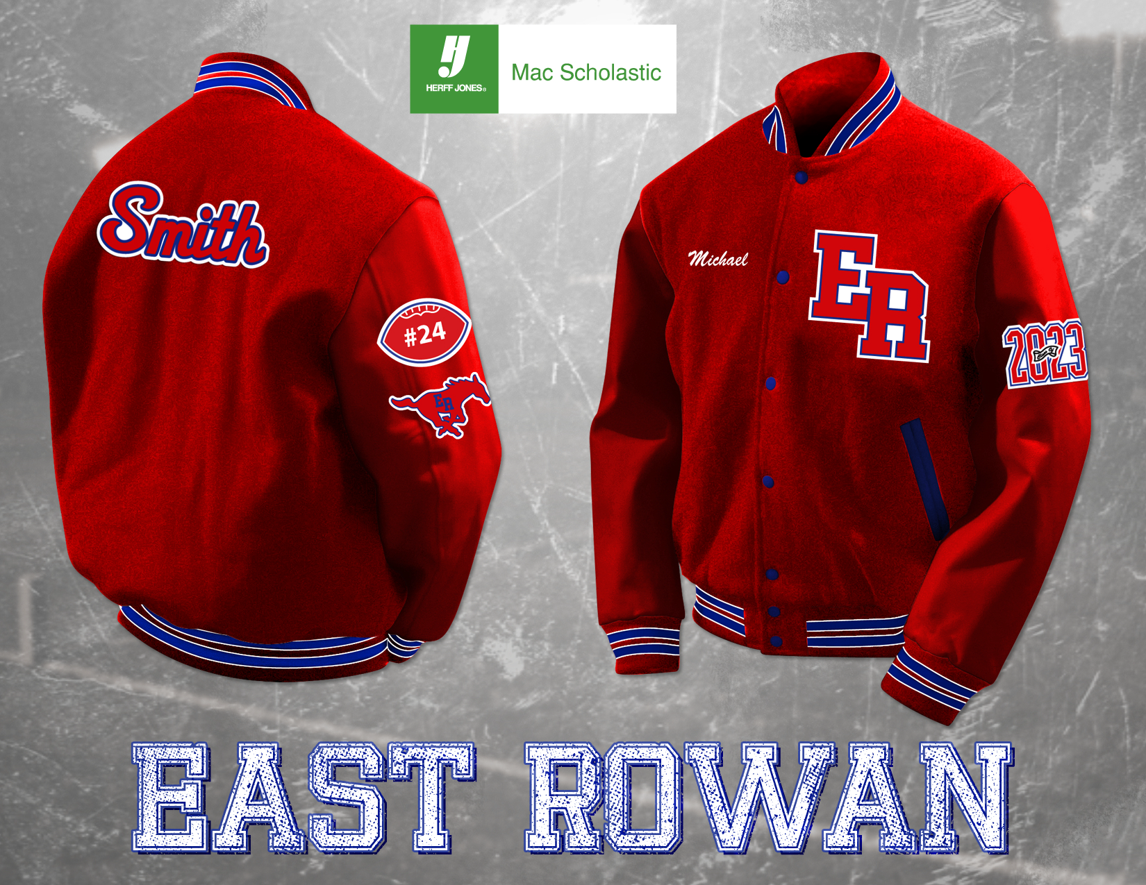 East high sales school letterman jacket